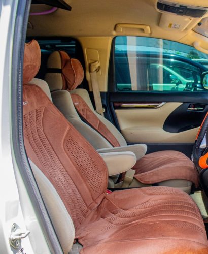 Clean and spacious passenger seating inside a Bigtime Transfers Executive van